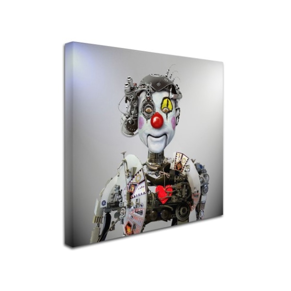 Ddiarte 'Electronic Clown' Canvas Art,14x14